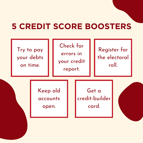 Ways to boost your credit score